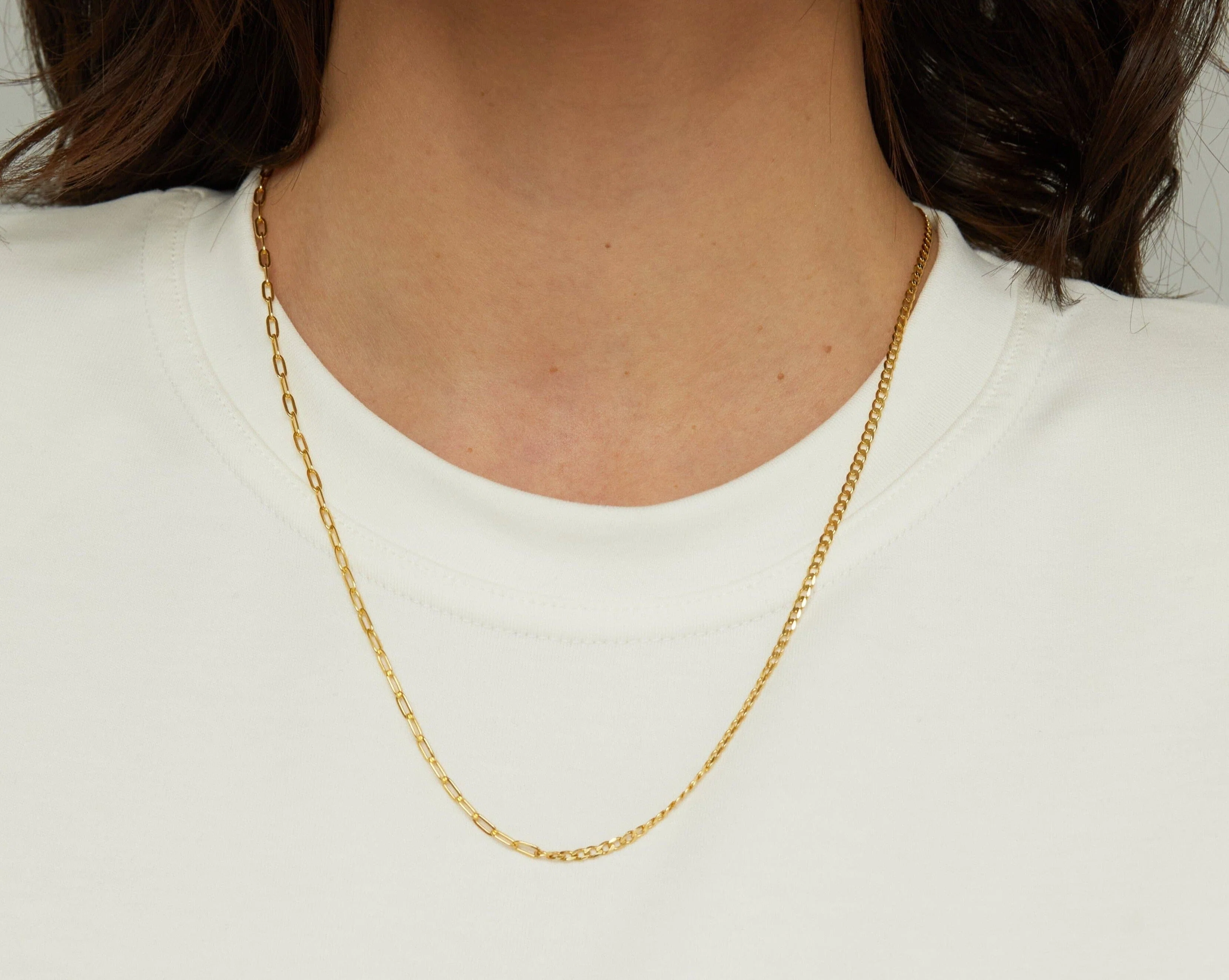 Aurate Mix Chain Necklace - Image 9