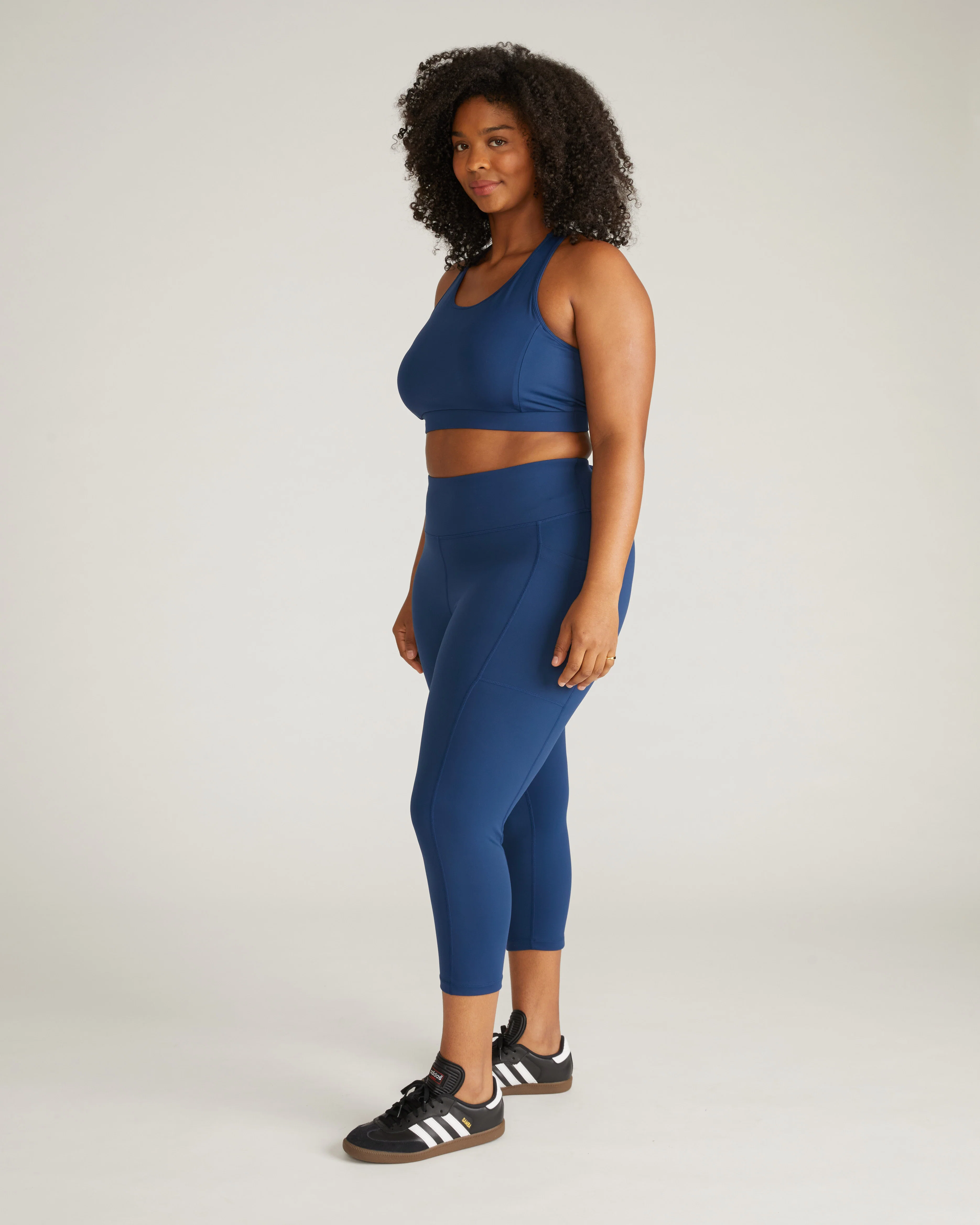 Next-to-Naked Cropped Pocket Legging - Pageant Blue - Image 2