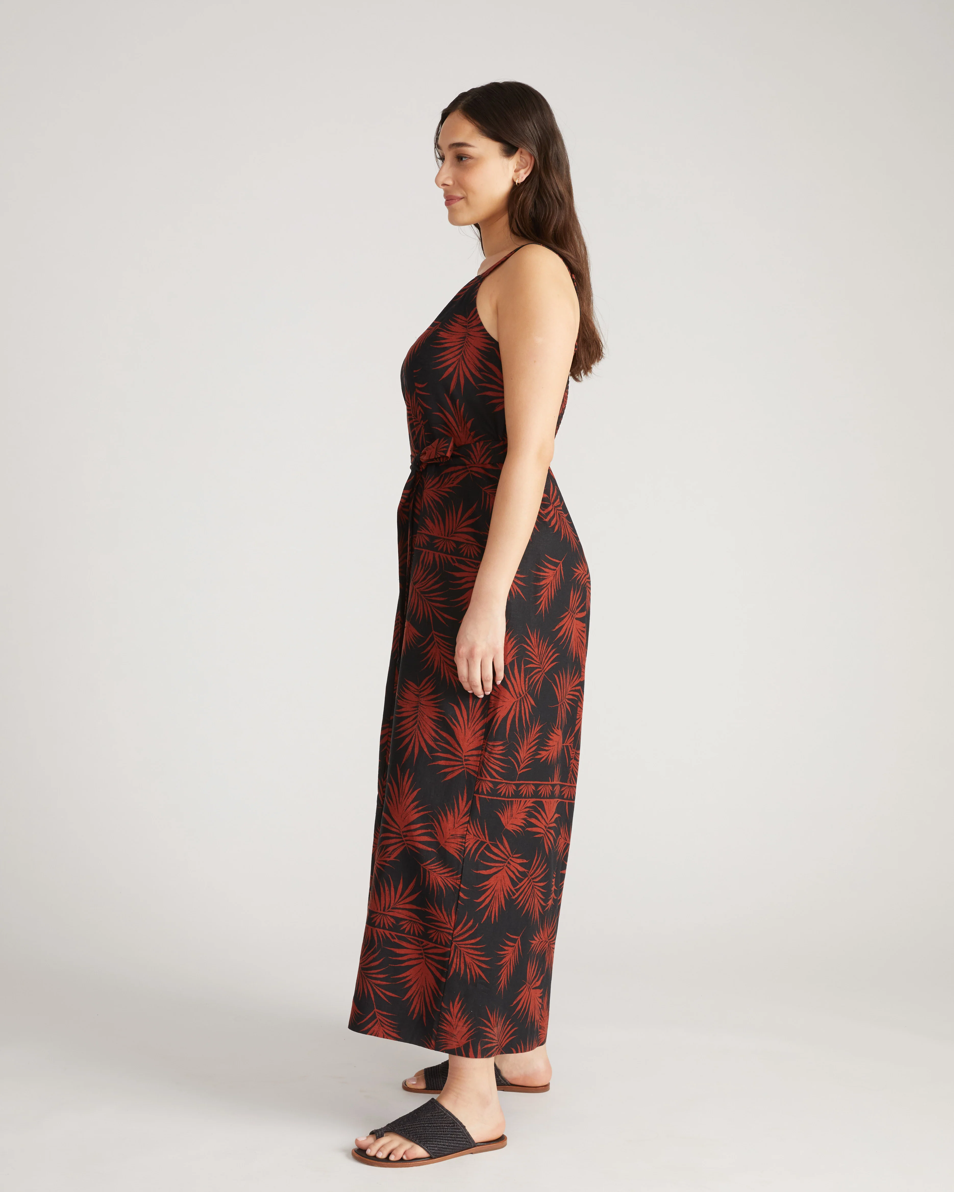 Promenade Linen Jumpsuit - Bohem Print - Image 3