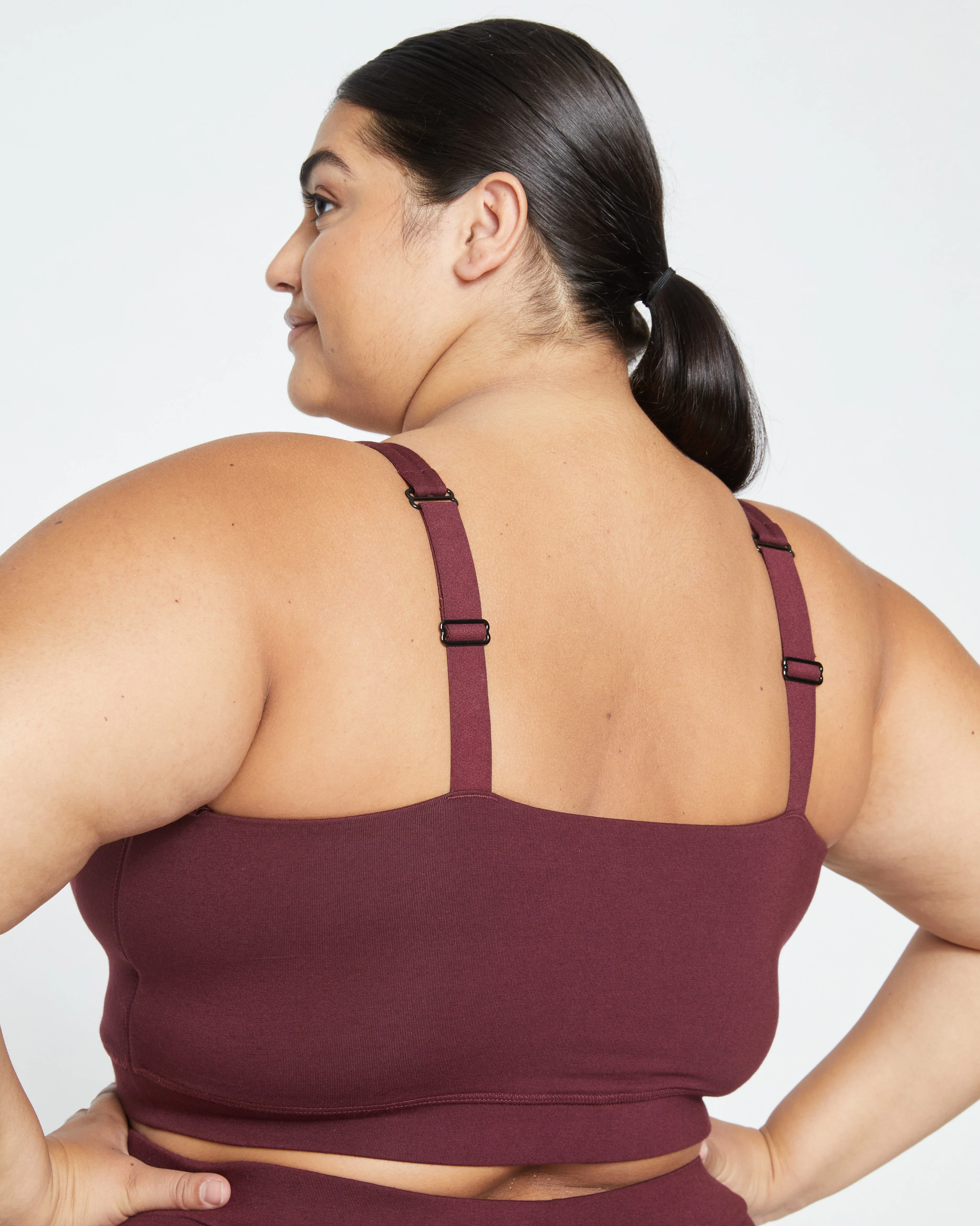 Roya Better Bralette - Black Cherry - Image 6