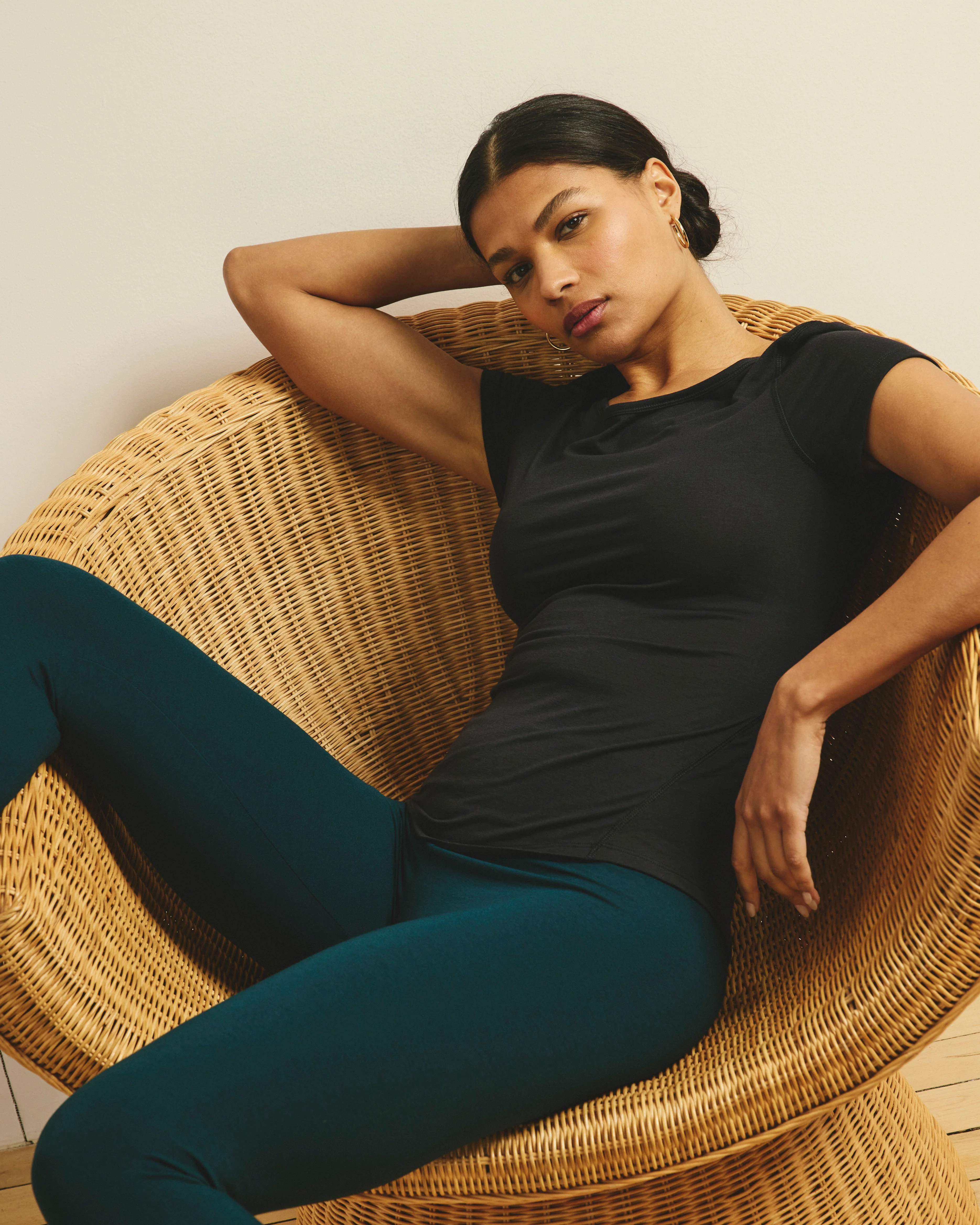 Roya Leggings 27 Inch - Deep Sea - Image 3