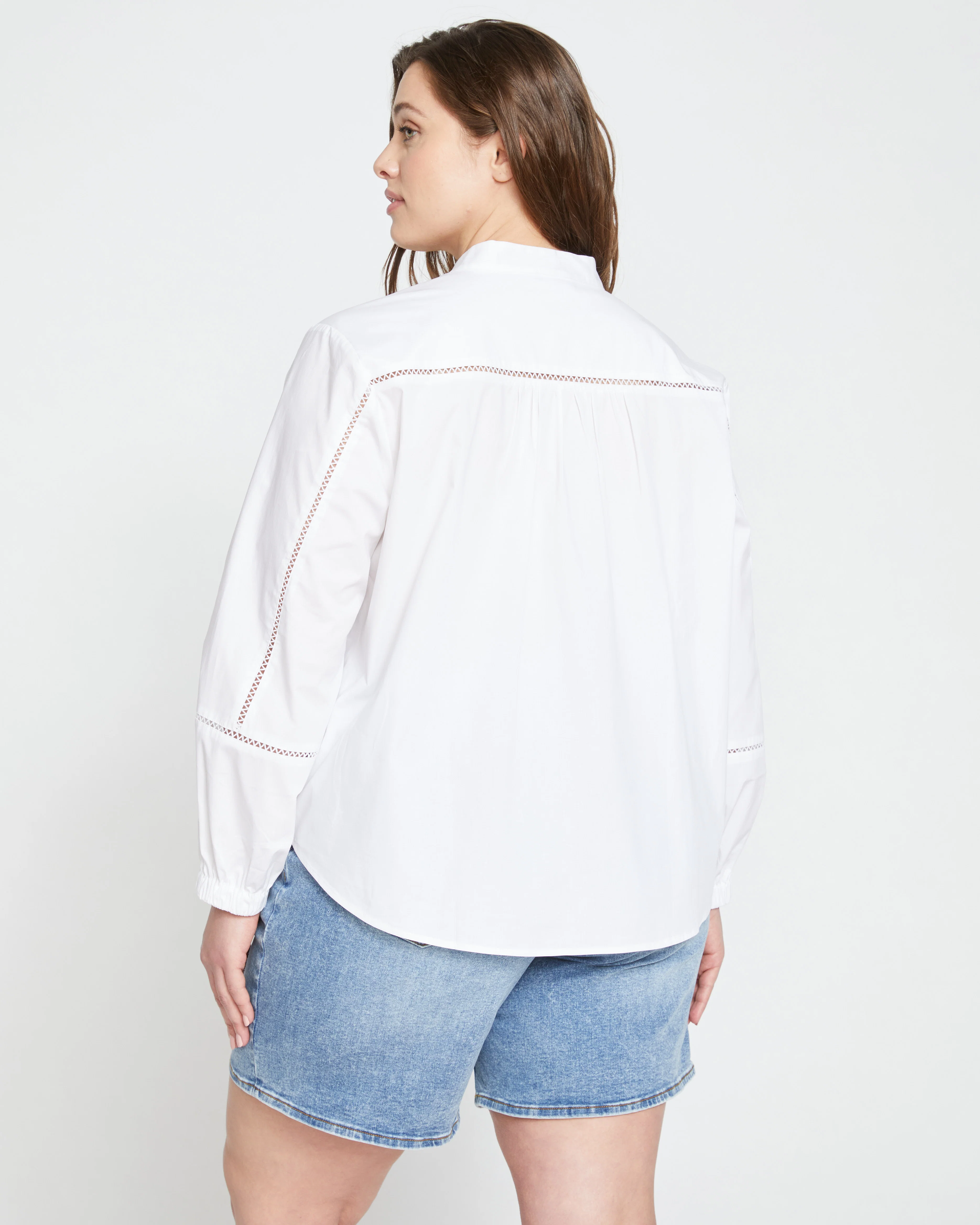 Saint-Honore Poplin Blouse - White - Image 7