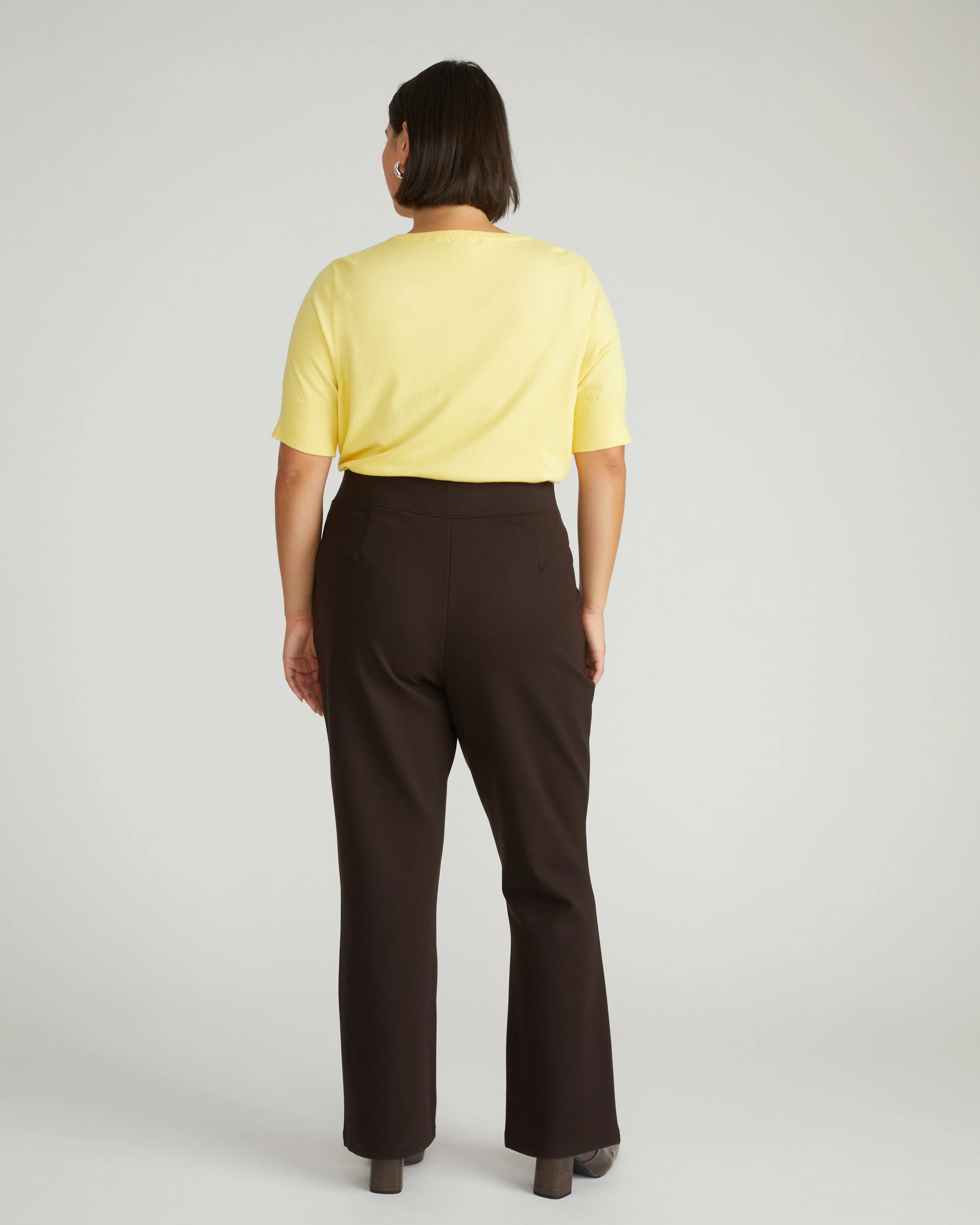 Savvy Fine Knit Sweater Top - Banana Pudding - Image 3