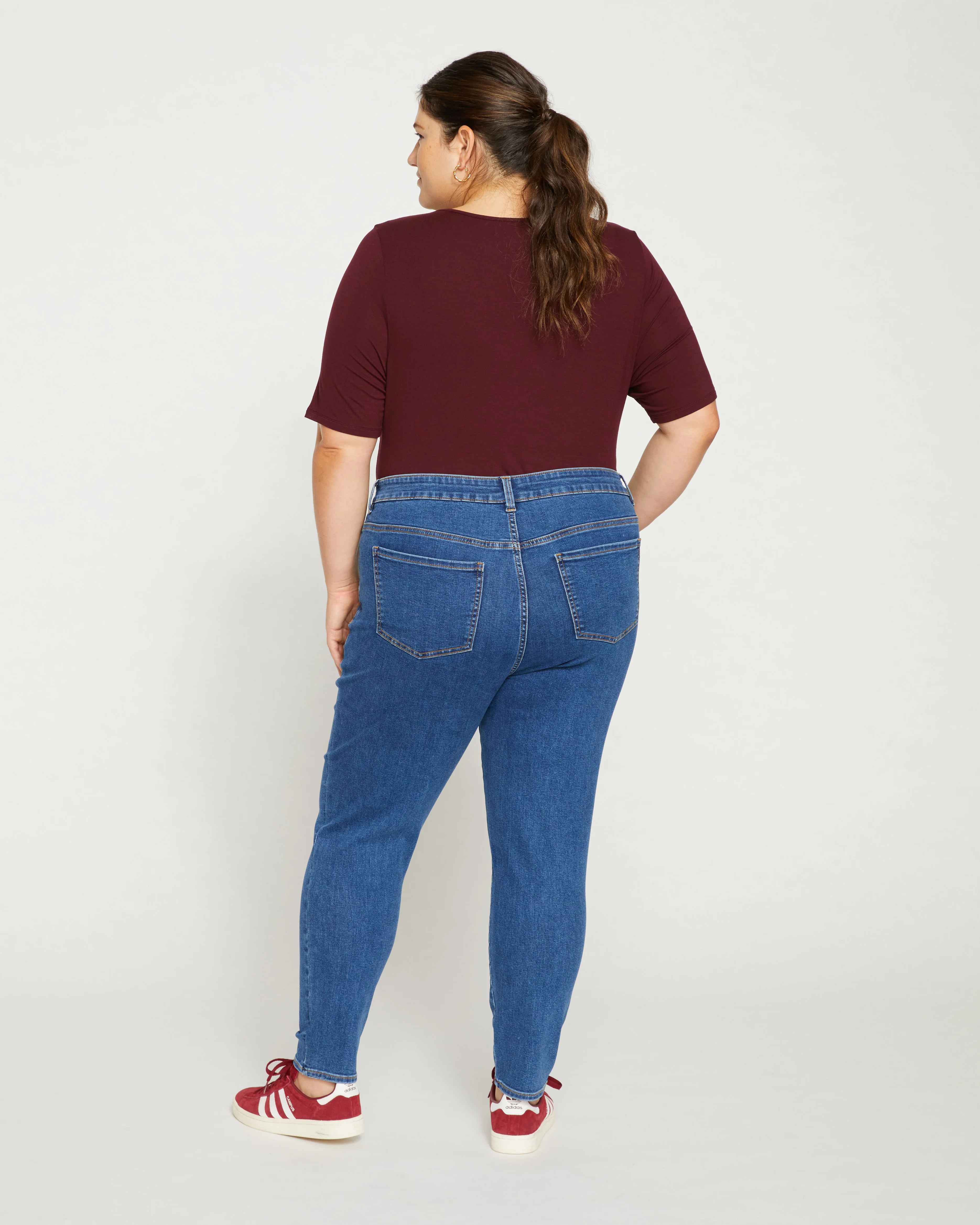 Seine High Rise Skinny Jeans 27 Inch - Odeon Blue - Image 5