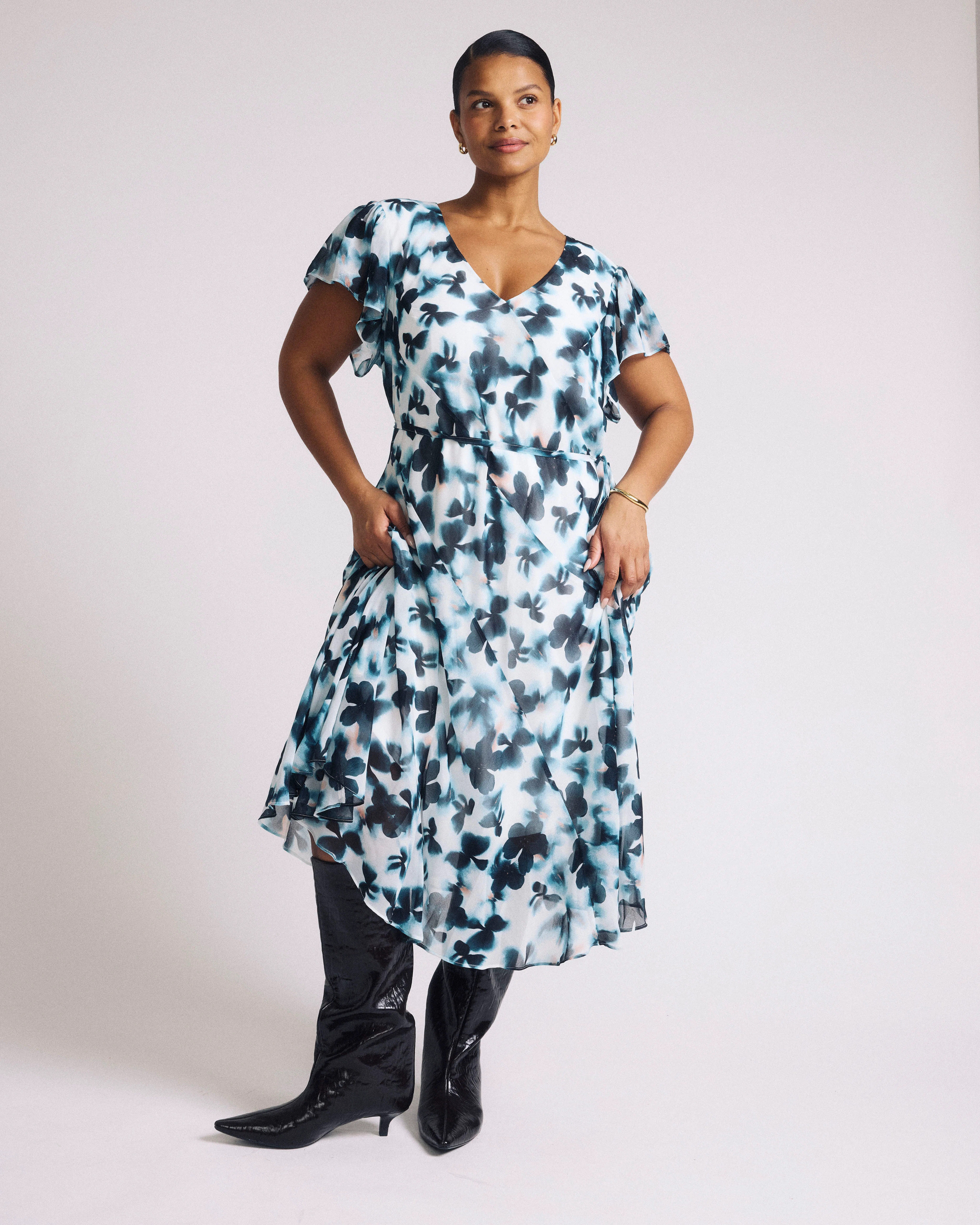 Seville Chiffon Dress - Primrose Hill Print - Image 2