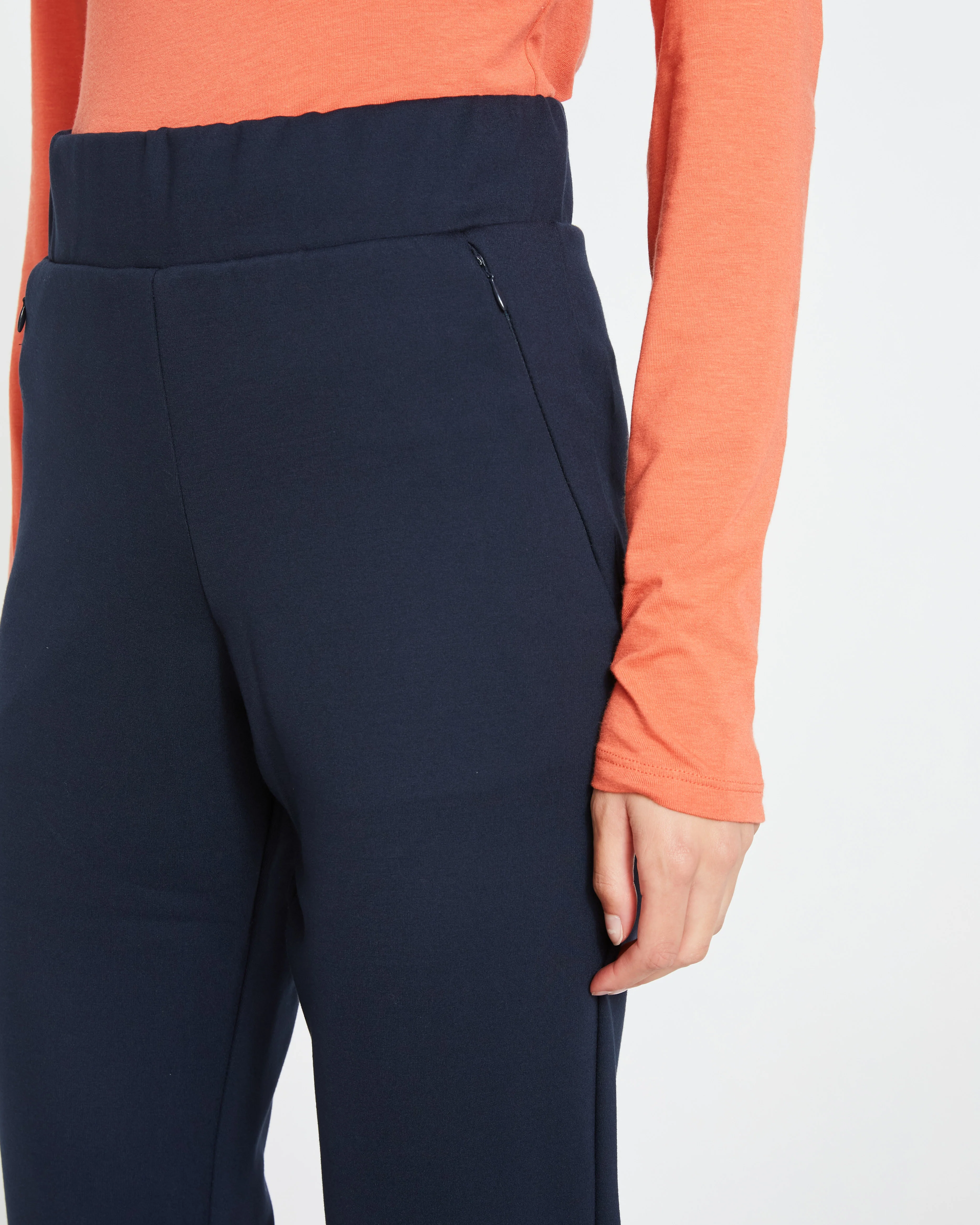 Smart Signature Ponte Pants Long - Navy - Image 2