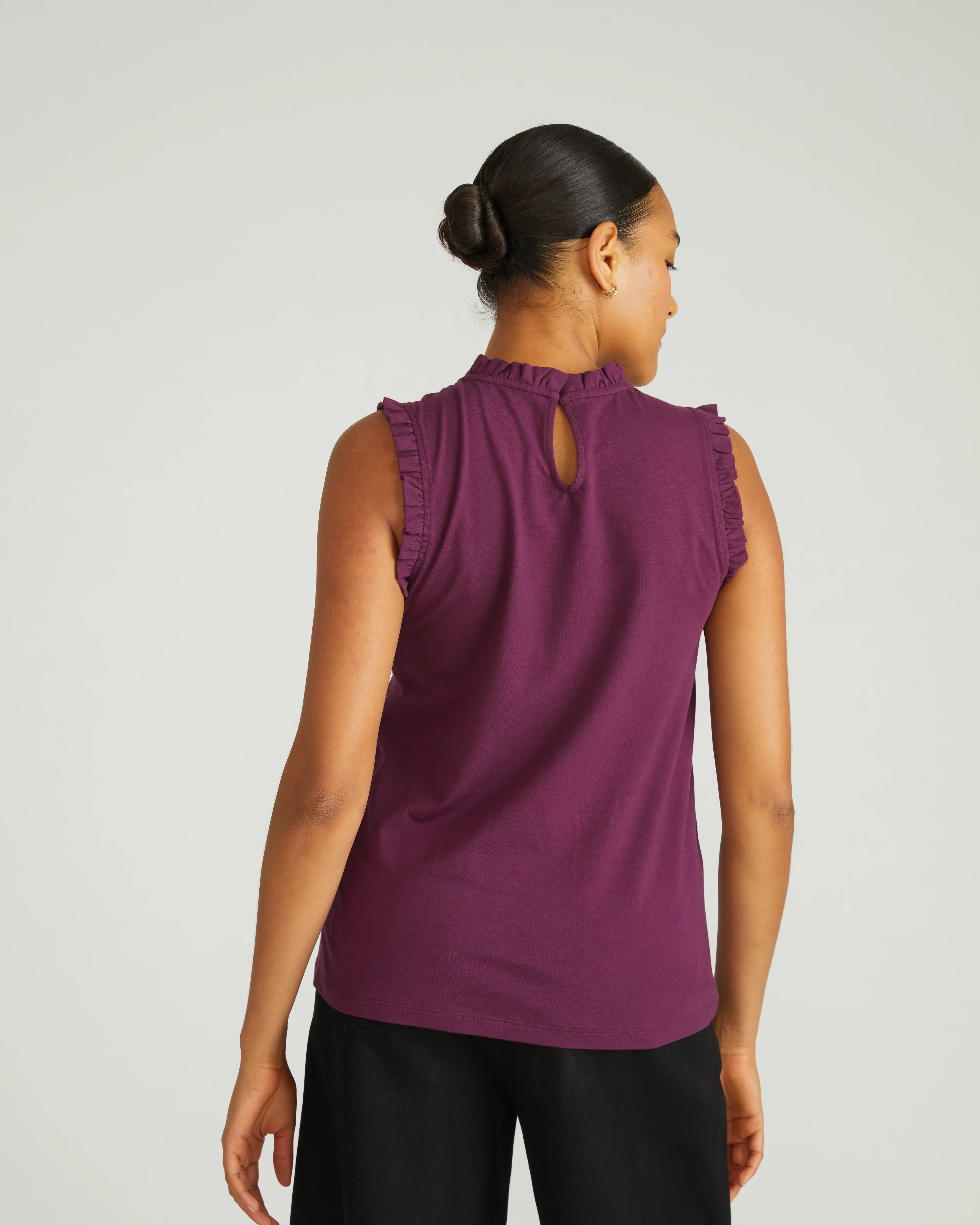 Tabitha Frill Top - Gamay - Image 5