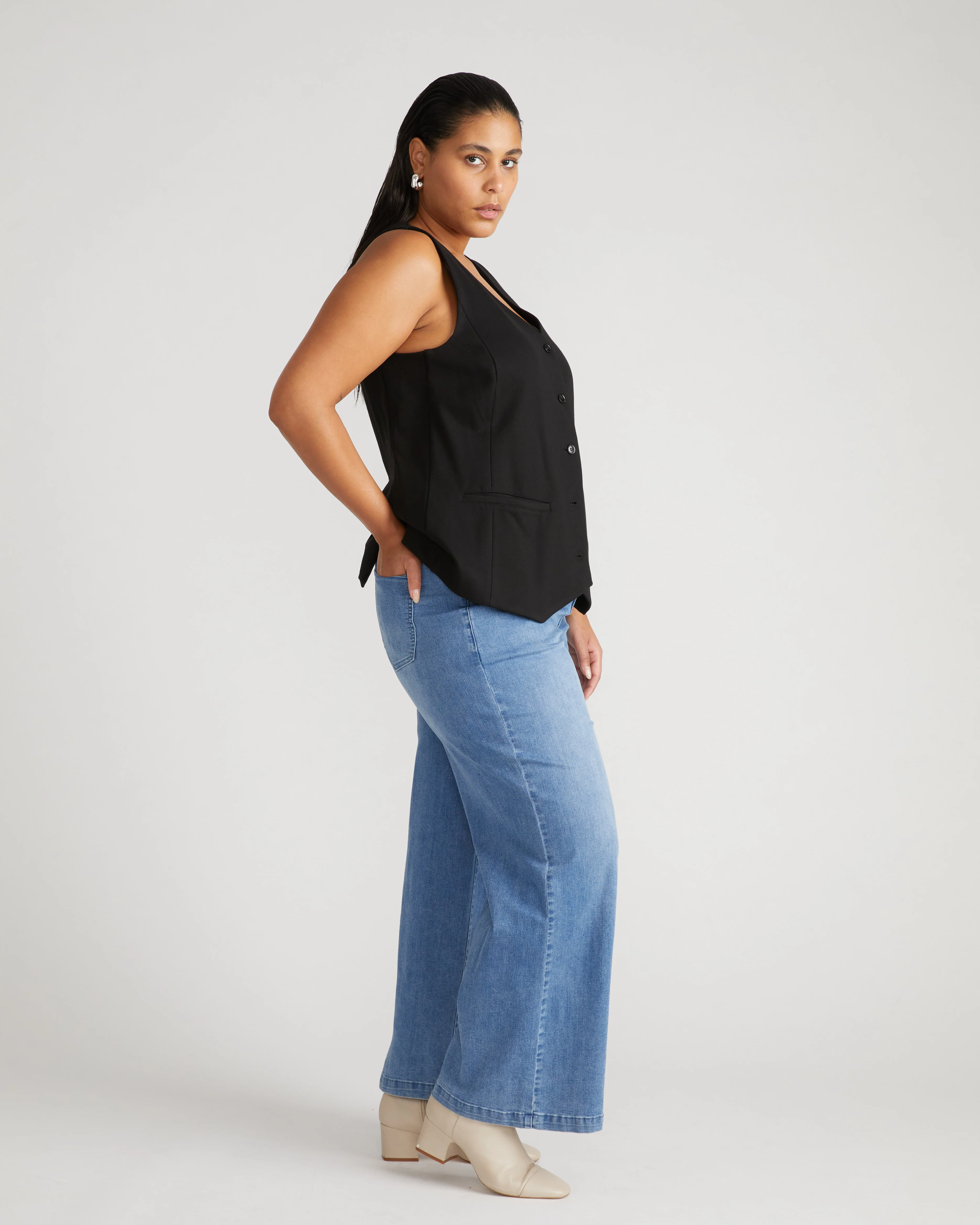 Taylor ComfortDenim Trouser Jeans - Brazil Blue - Image 3