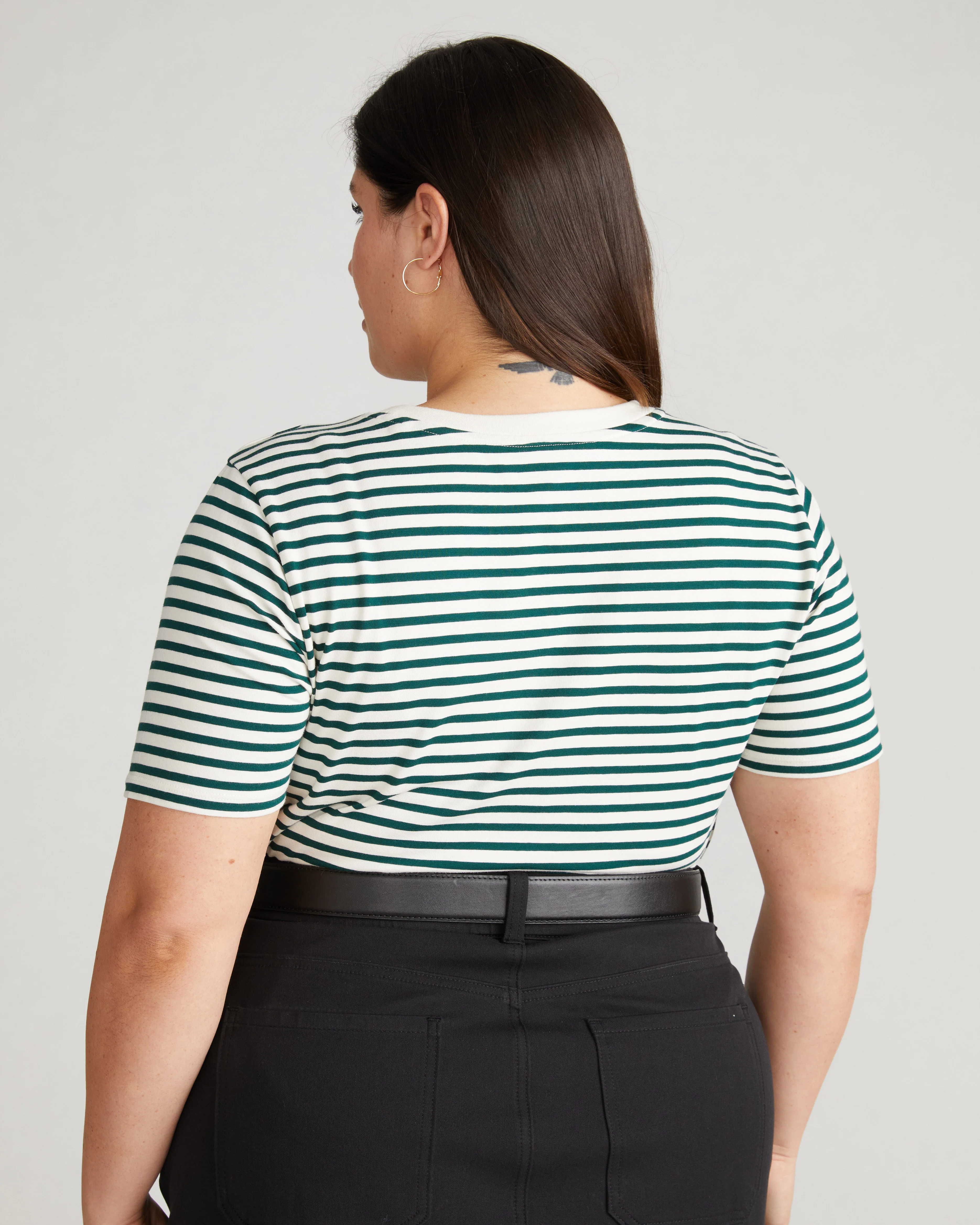 Tee Rex - Bone/Botanic Stripe - Image 2