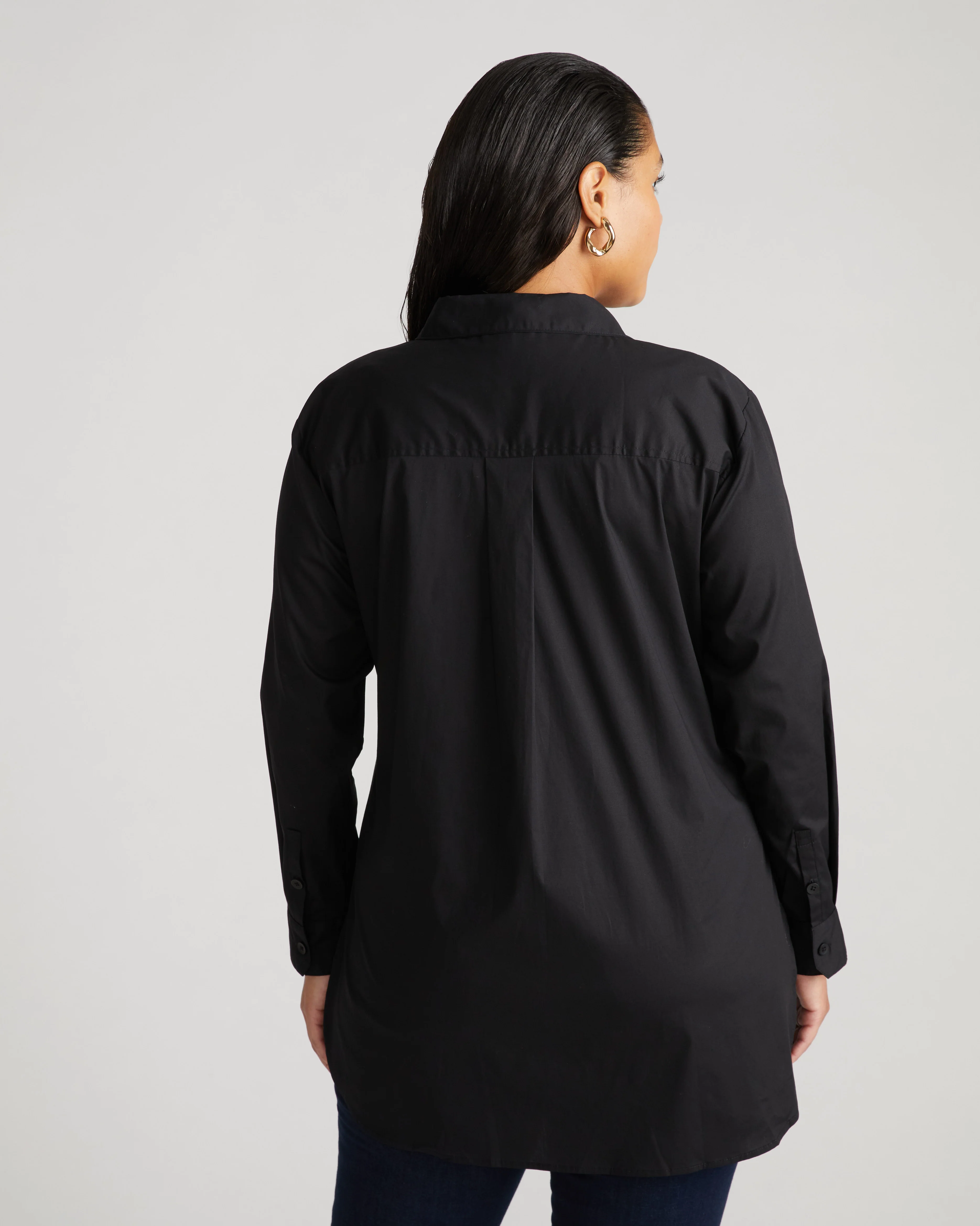 The Artist Poplin Shirt - Black - Image 3