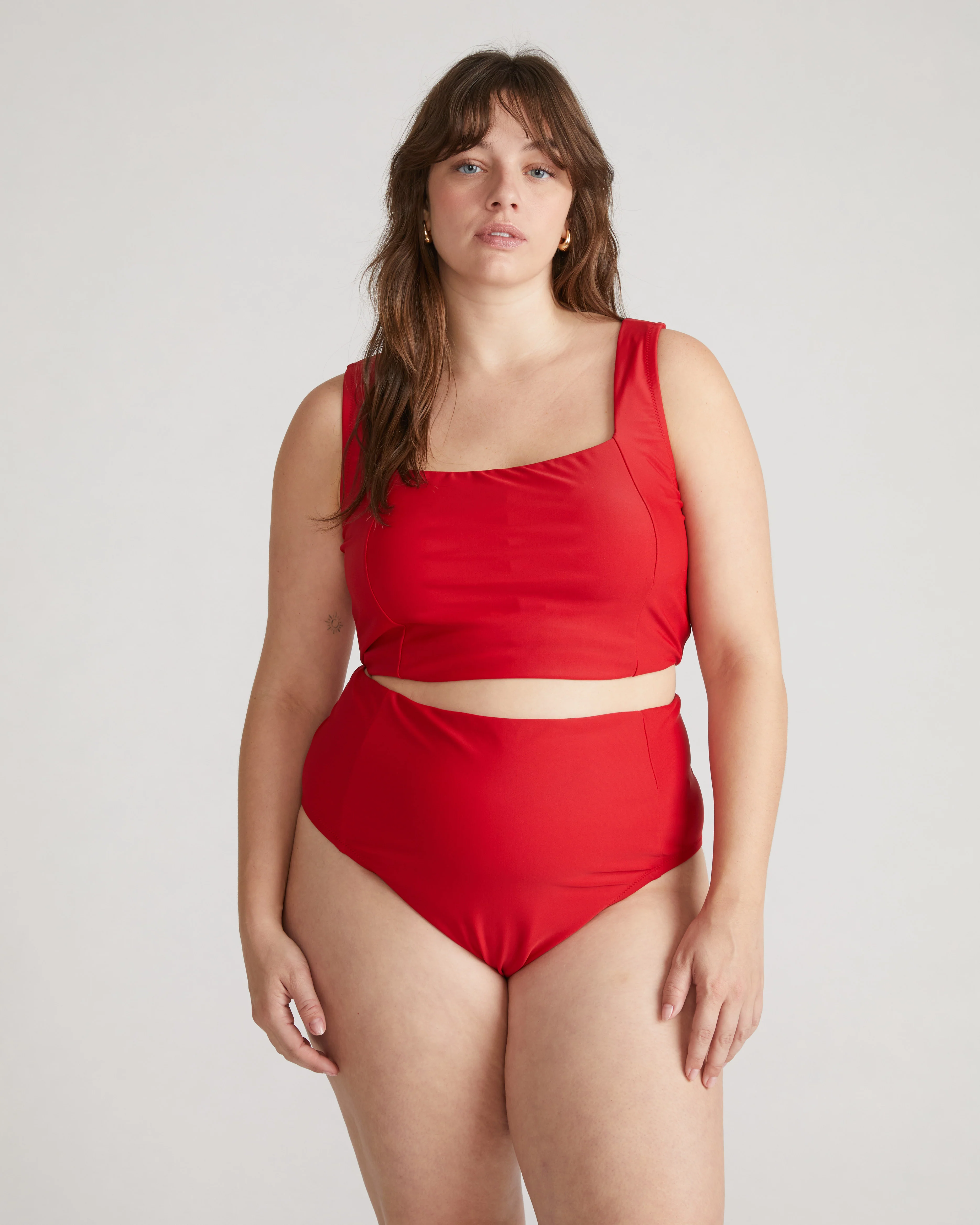 The Super High Bikini Bottom - Baywatch Red - Image 4