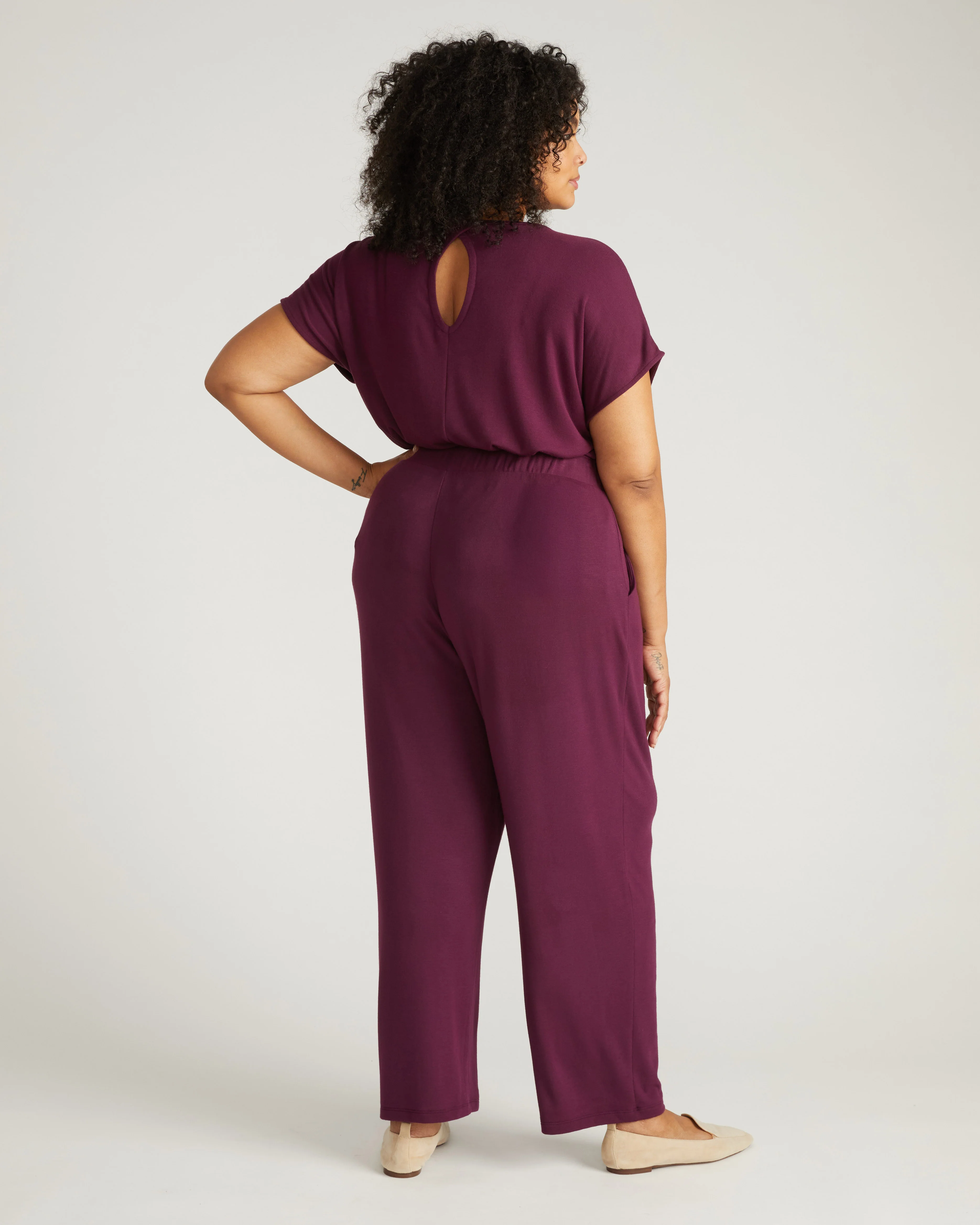 TravelKnit Relaxed Pants - Gamay - Image 3