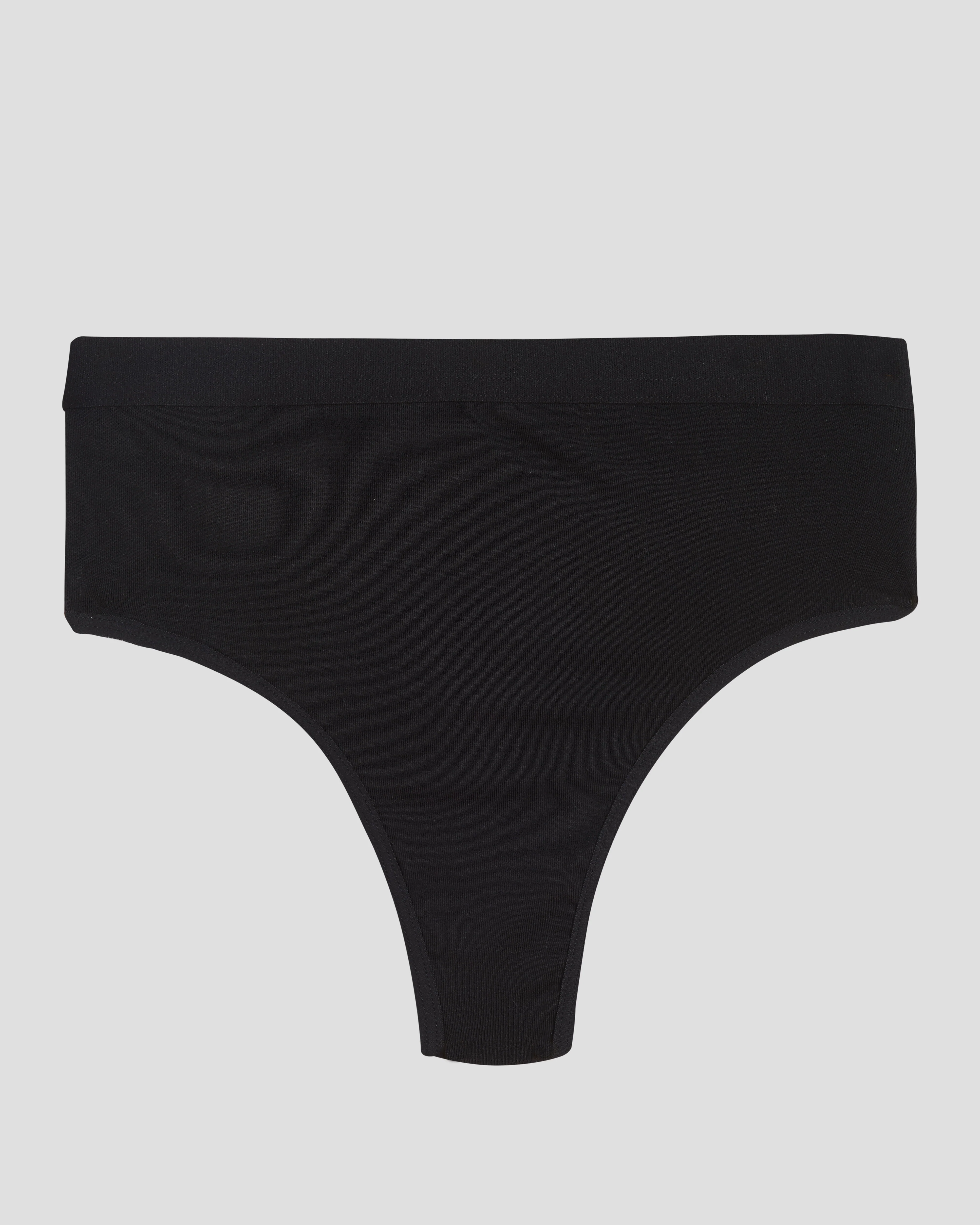 UltimateS High Rise Thong - Black - Image 5