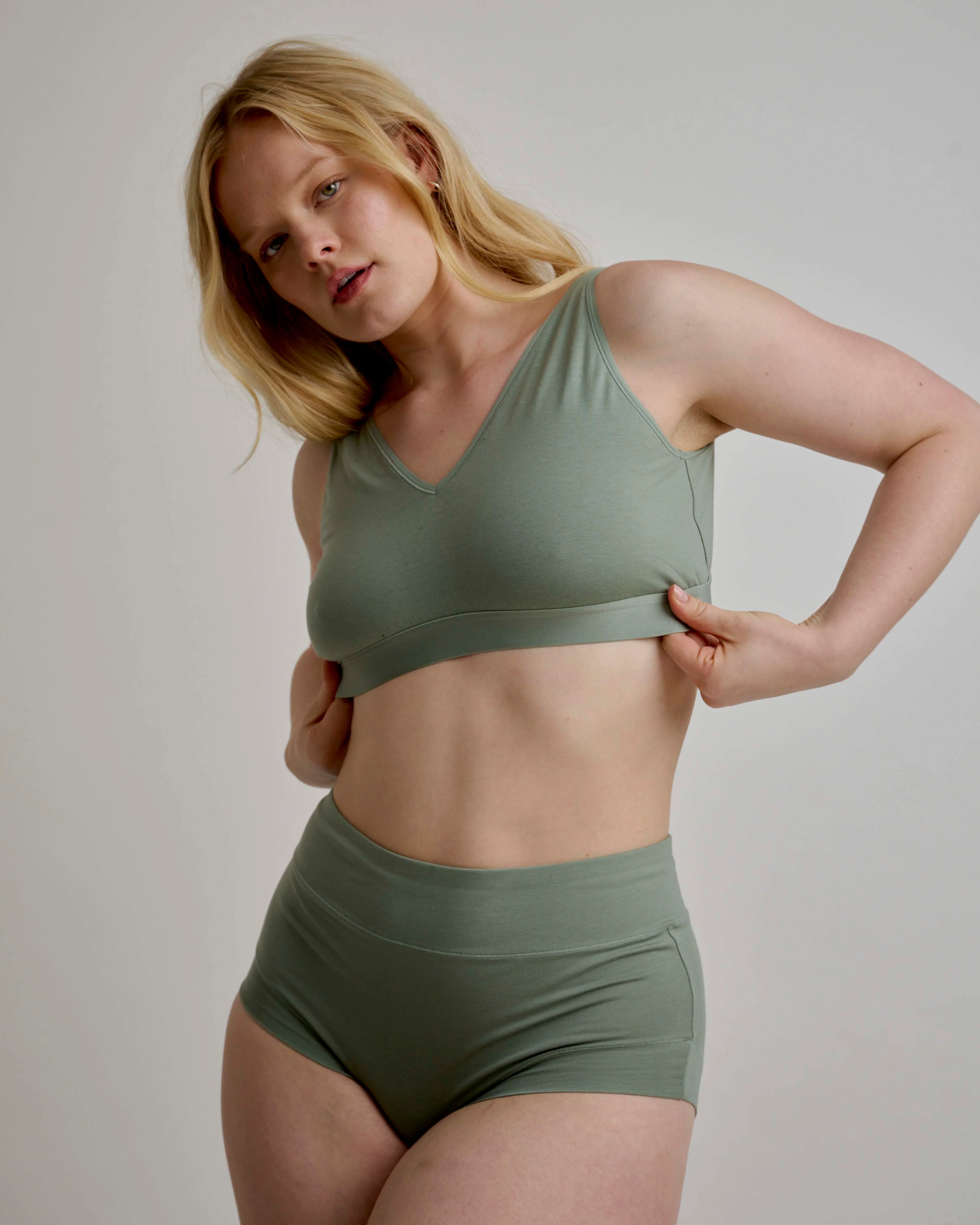 UltimateS Lounge Bra - Sage - Image 3