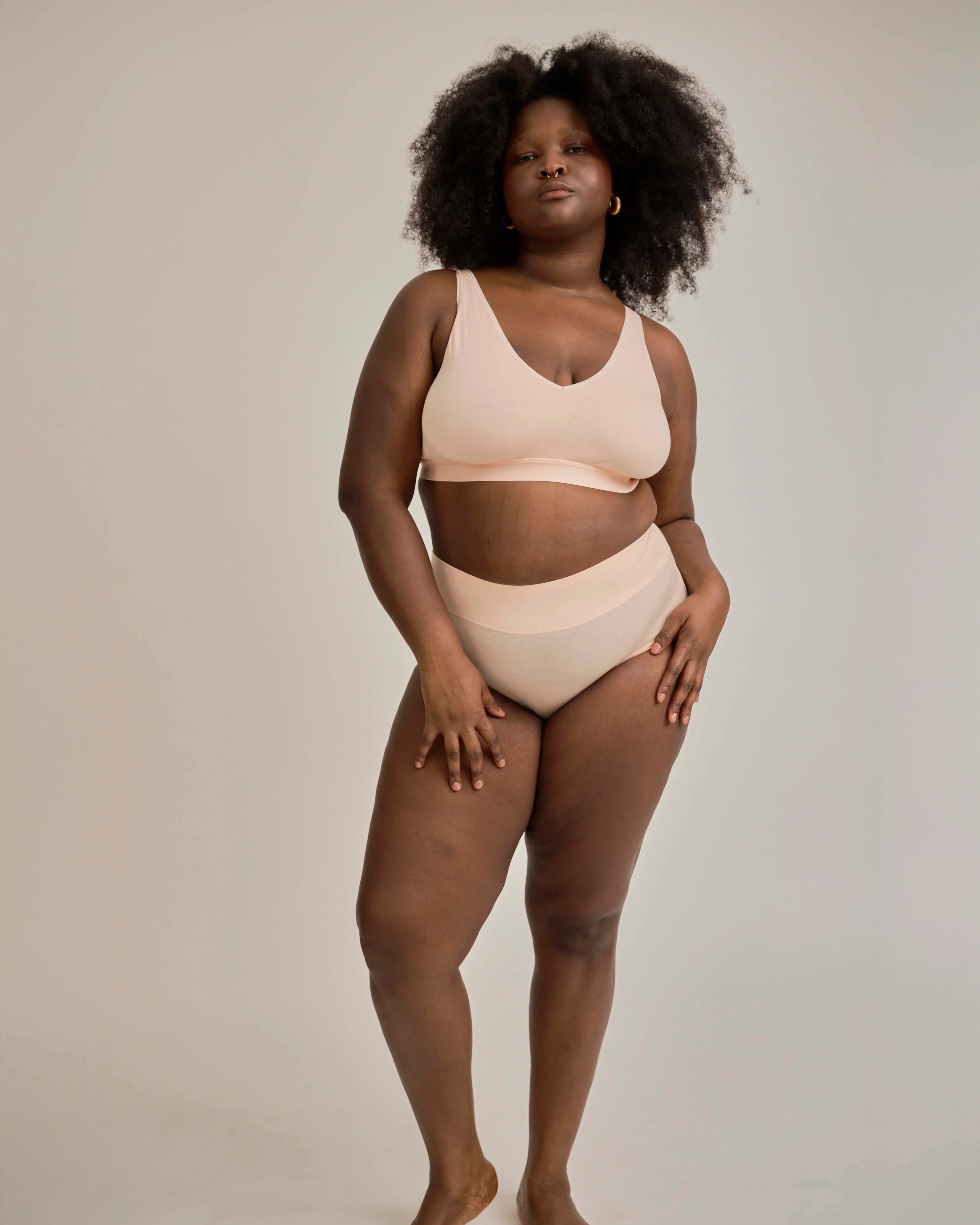 UltimateS Super Full Coverage High Rise Brief - Peach - Image 2