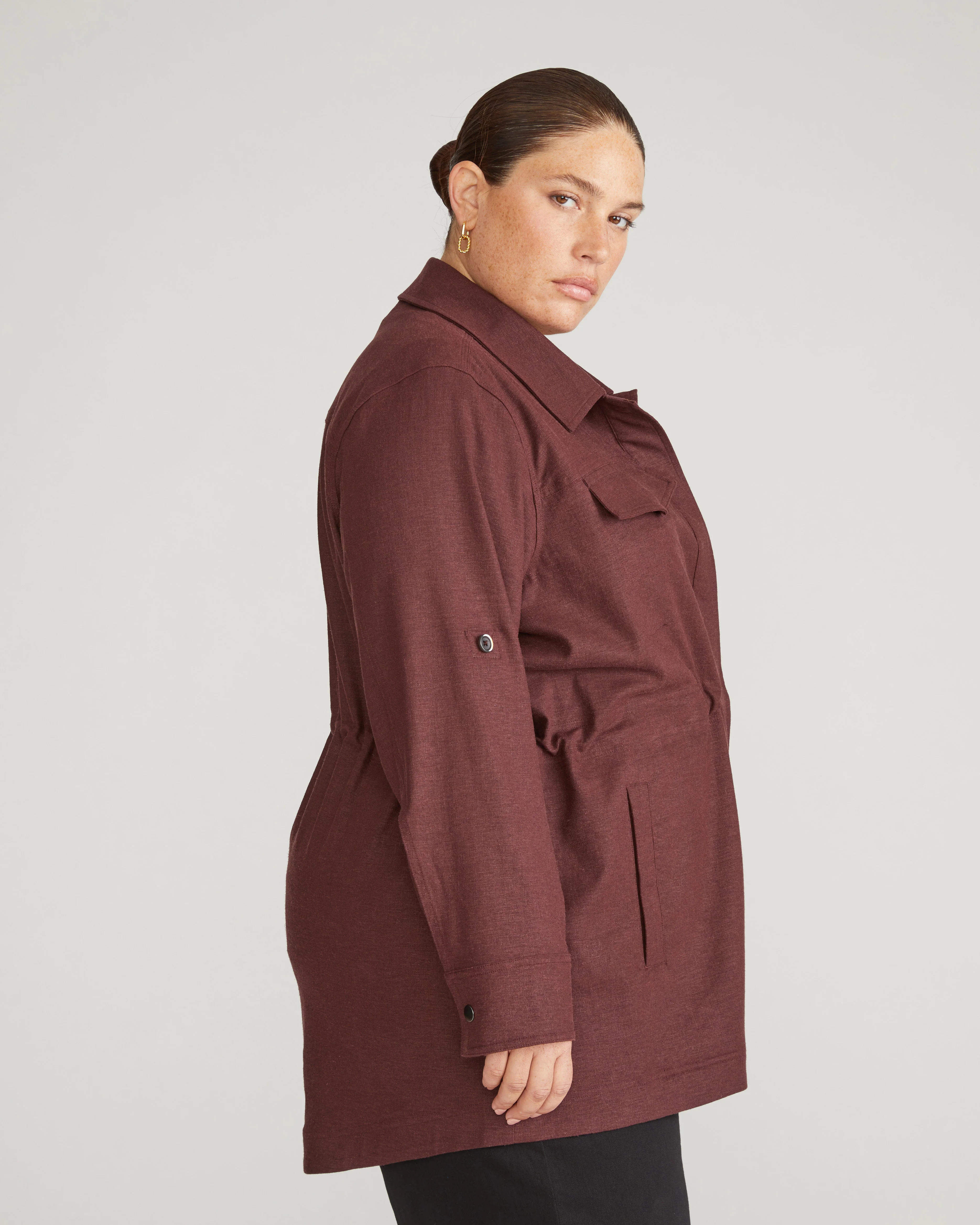 Vineyard Linen Jacket - Brulee - Image 5